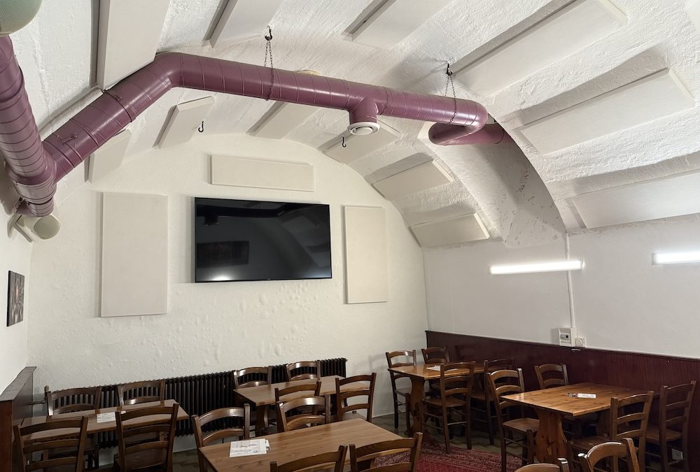 Amélioration acoustique du caveau Les Rangs à St-Séverin