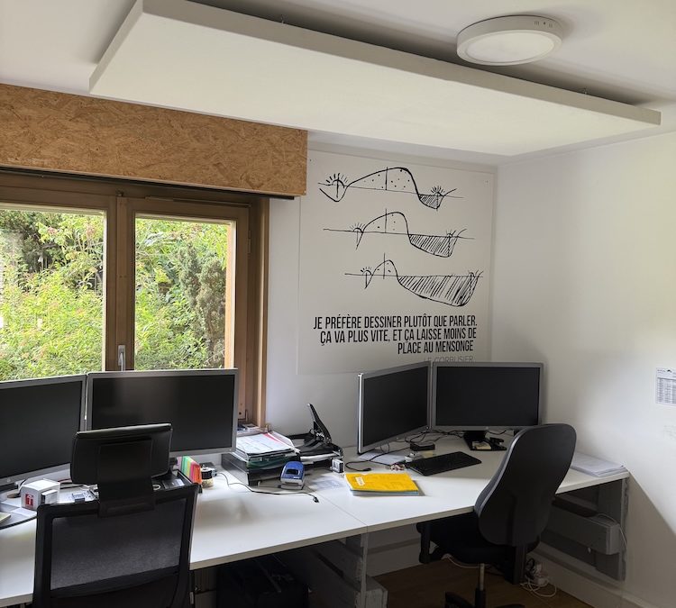 Panneaux acoustiques sur mesure pour FIMA SA au Châble