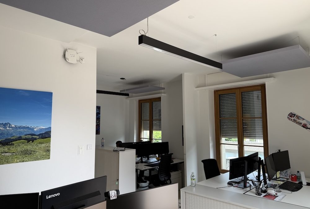 Amélioration acoustique des bureaux CFF à St-Maurice