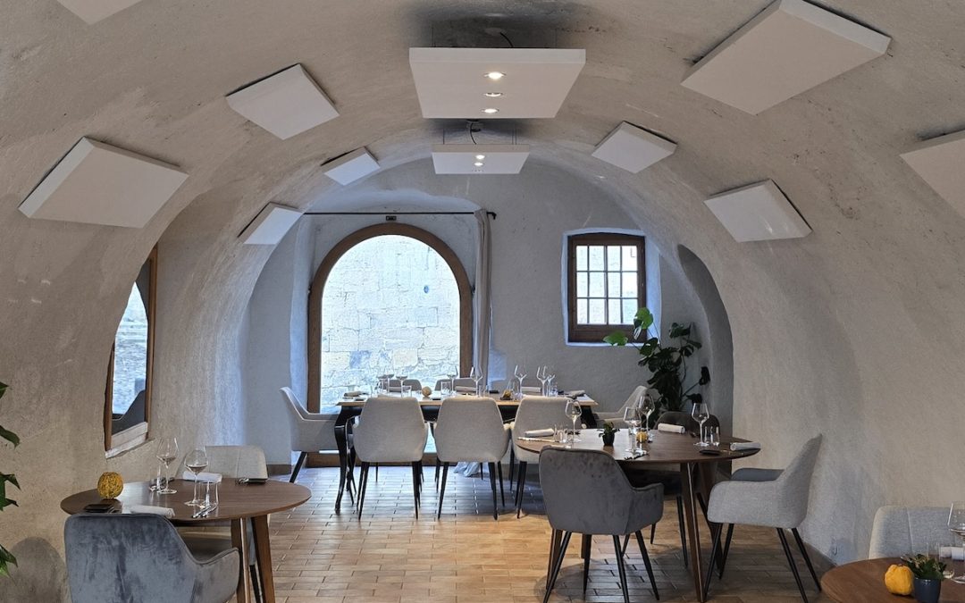 Traitement acoustique au restaurant La Pinte du Paradis